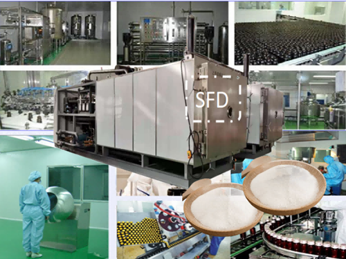制藥凍干機(jī)應(yīng)用于膠原蛋白多肽凍干粉加工