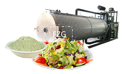 果蔬凍干機(jī)：即溶果蔬沙拉凍干粉制作流程