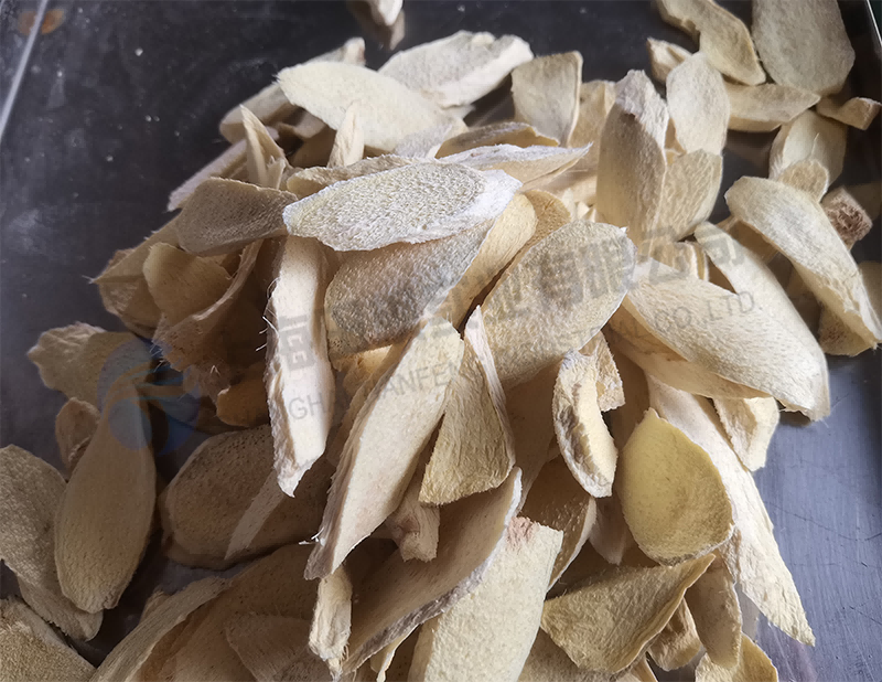 凍干生姜，食品真空冷凍干燥機(jī)應(yīng)用案例