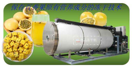 百香果凍干工藝流程和食品凍干機生產(chǎn)線