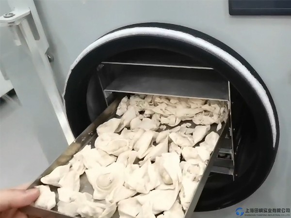 速食食品凍干：面條、餛飩真空冷凍干燥機(jī)