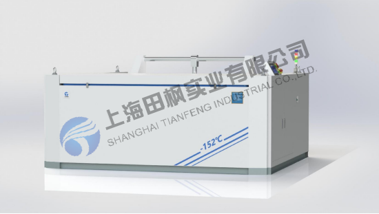 上海田楓 臥式工業(yè)冰箱 1500L~4000L風(fēng)冷式:雙側(cè)氣彈簧上翻開門+關(guān)門后拉扣鎖緊